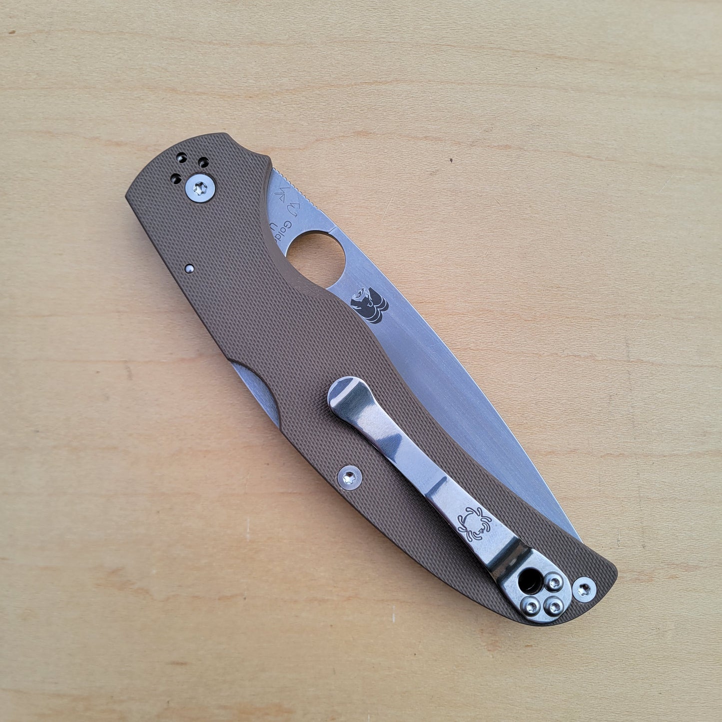 Spyderco Native Chief - Sprint 15V Brown G10 C244GPBN15V