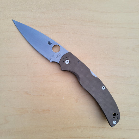 Spyderco Native Chief - Sprint 15V Brown G10 C244GPBN15V