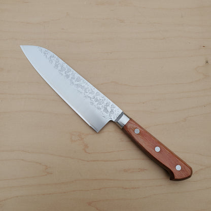 Takamura Chromax 170mm Santoku Tsuchime
