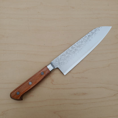 Takamura Chromax 170mm Santoku Tsuchime