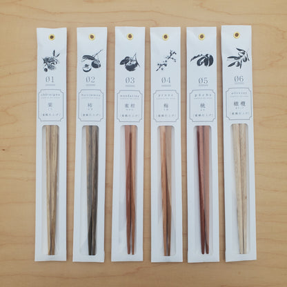 Tetoca Fruit Wood Chopsticks