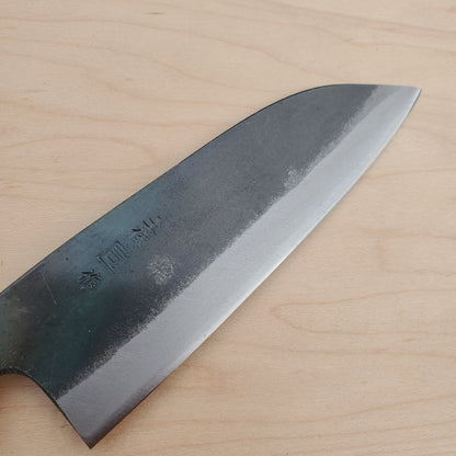 Tosa Tsukasa 120mm Santoku - Shirogami 1 - Oak