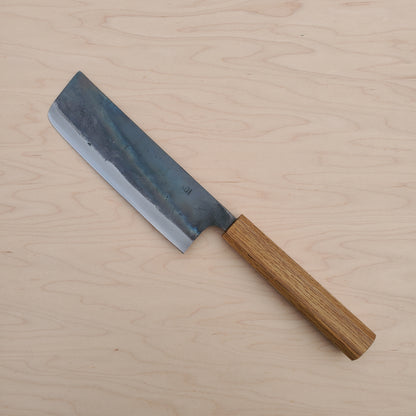 Tosa Tsukasa 150mm Nakiri - Shirogami 1 - Oak