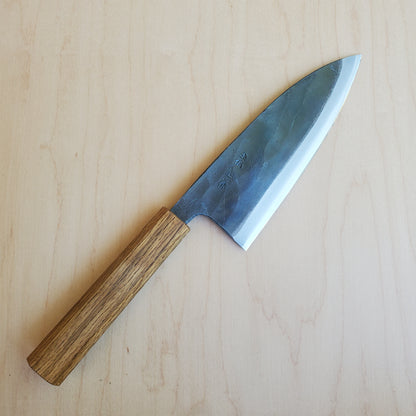 Tosa Tsukasa 165mm Ryo Deba - Shirogami 1 - Oak