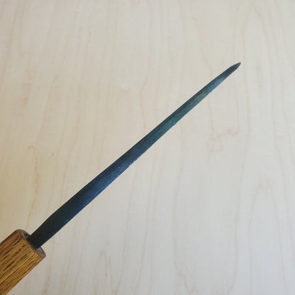 Tosa Tsukasa 165mm Ryo Deba - Shirogami 1 - Oak