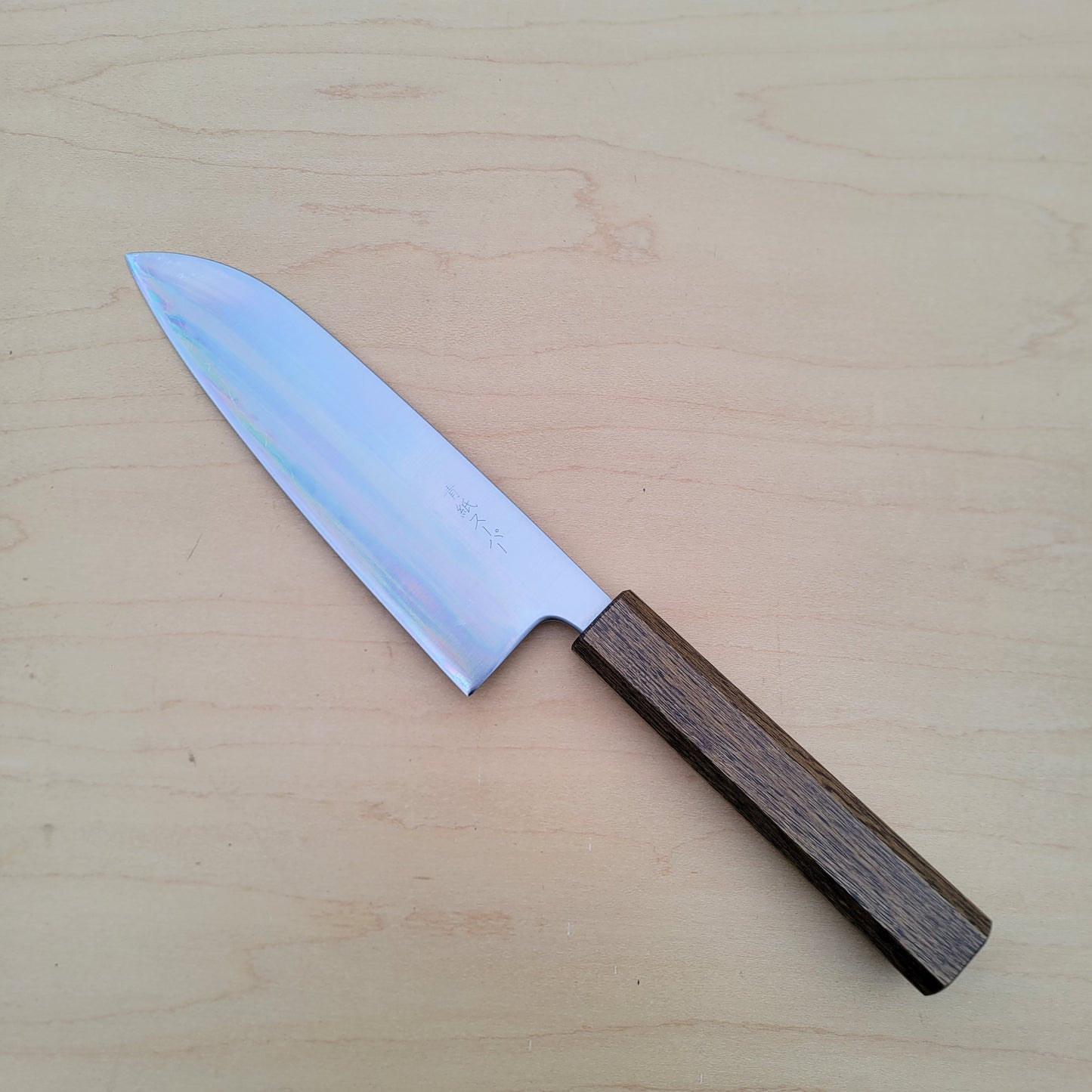 Touroku Sakai Blue Super 165mm Santoku - Migaki