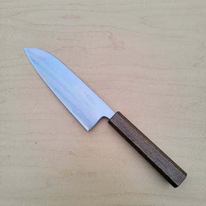 Touroku Sakai Blue Super 165mm Santoku - Migaki