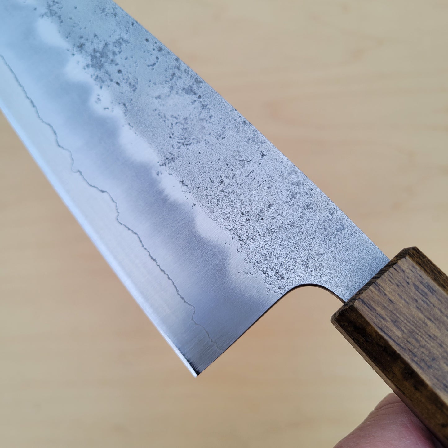 Touroku Sakai Ginsan Nashiji 165mm Santoku