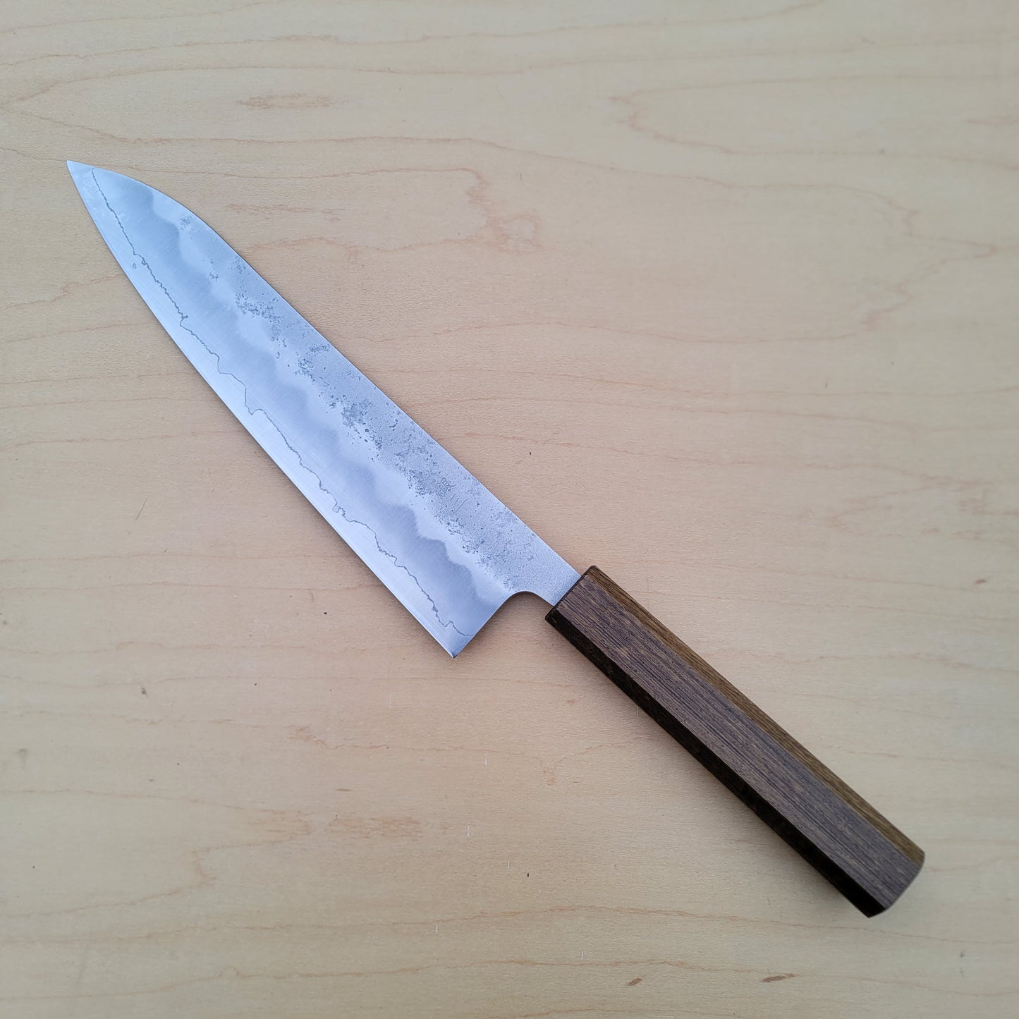 Touroku Sakai Ginsan Nashiji 210mm Gyuto