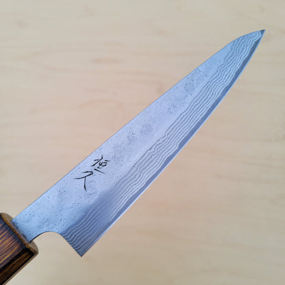 Tsunehisa 440C 135mm Petty Damascus Nashiji