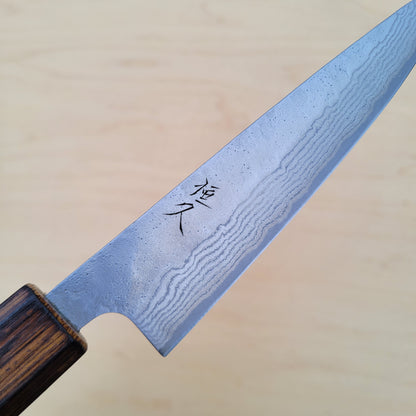 Tsunehisa 440C 150mm Petty Damascus Nashiji