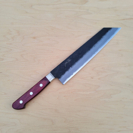 Tsunehisa AS 210mm Kiritsuke Gyuto Nashiji Kurouchi - Red