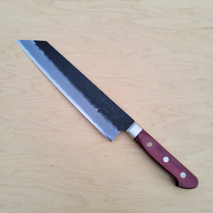 Tsunehisa AS 210mm Kiritsuke Gyuto Nashiji Kurouchi - Red