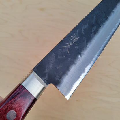 Tsunehisa AS 210mm Kiritsuke Gyuto Nashiji Kurouchi - Red