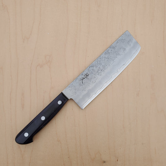 Tsunehisa Ginsan 165mm Nakiri Nashiji Purple