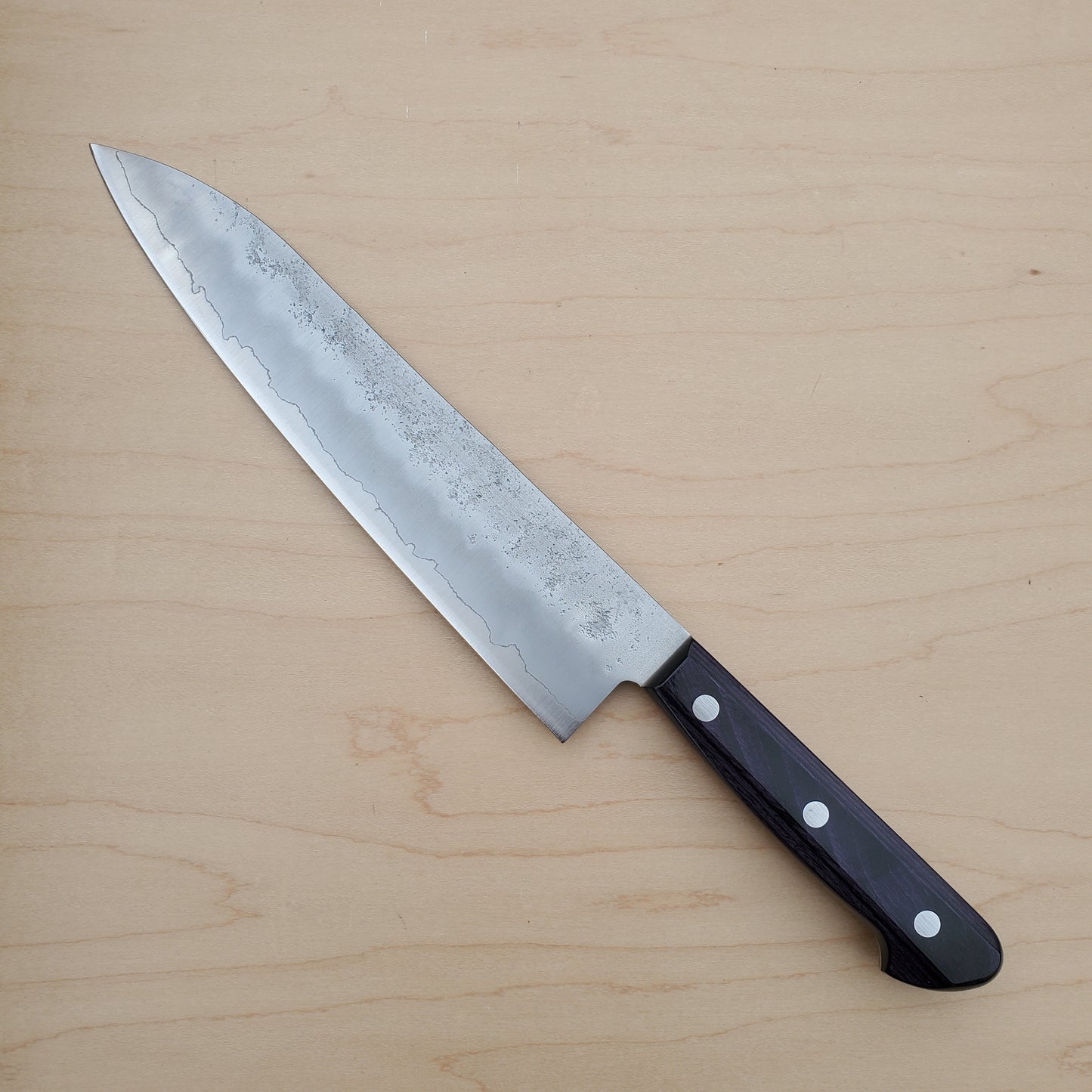 Tsunehisa Ginsan 210mm Gyuto Nashiji