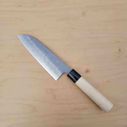 Tsunehisa Ginsan 165mm Santoku Nashiji - Magnolia