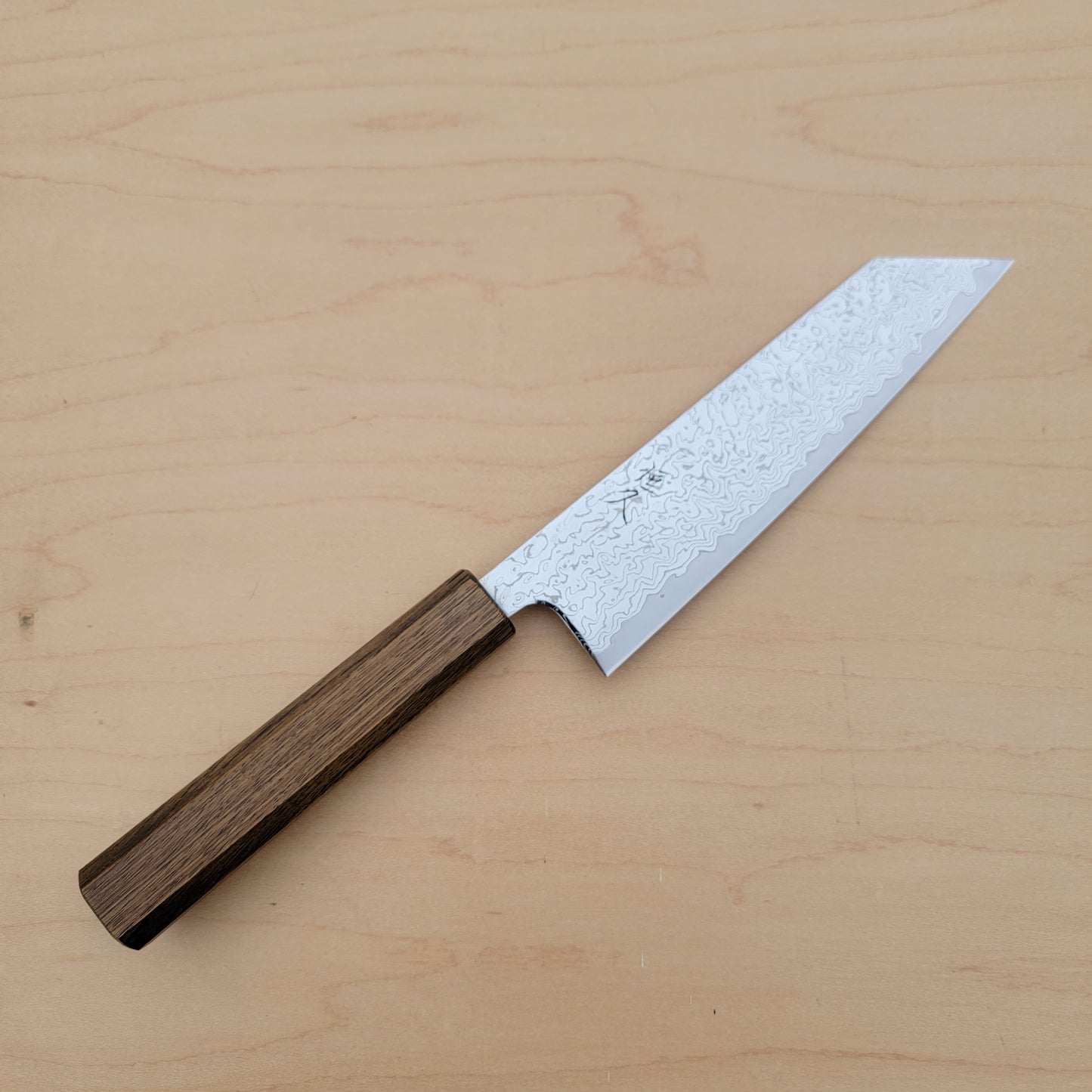 Tsunehisa VG10 170mm Bunka Nickel Damascus Oak