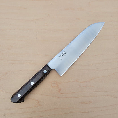 Tsunehisa SLD 180mm Santoku Migaki - Brown