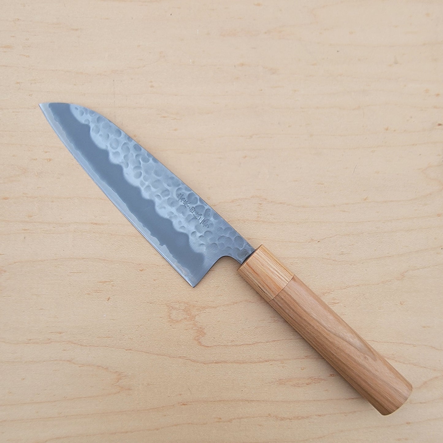 Tsunehisa Shirogami #2 165mm Santoku Tsuchime