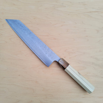 Tsunehisa Swedish Damascus Washiji 210mm Kiritsuke Gyuto