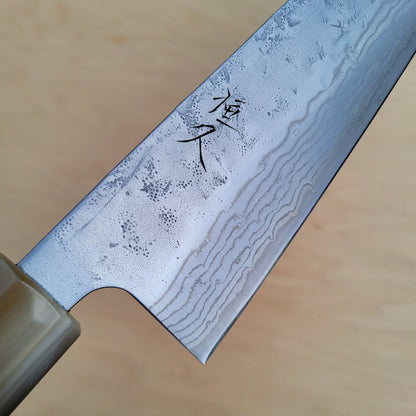 Tsunehisa Swedish Damascus Washiji 210mm Kiritsuke Gyuto