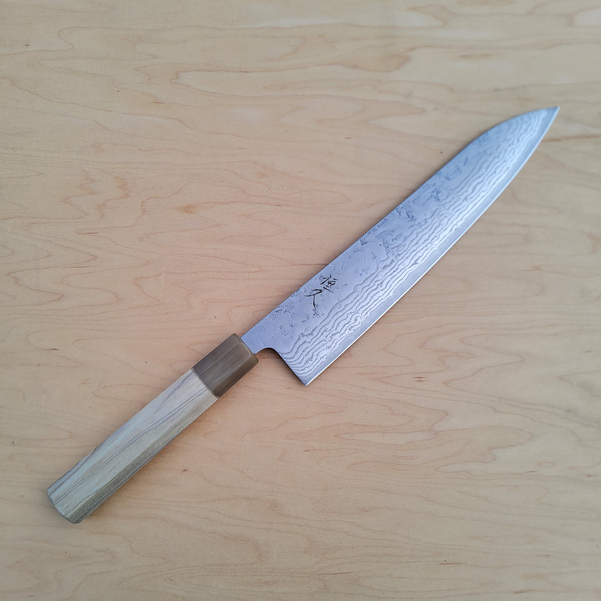 Tsunehisa Swedish Damascus Washiji 240mm Gyuto