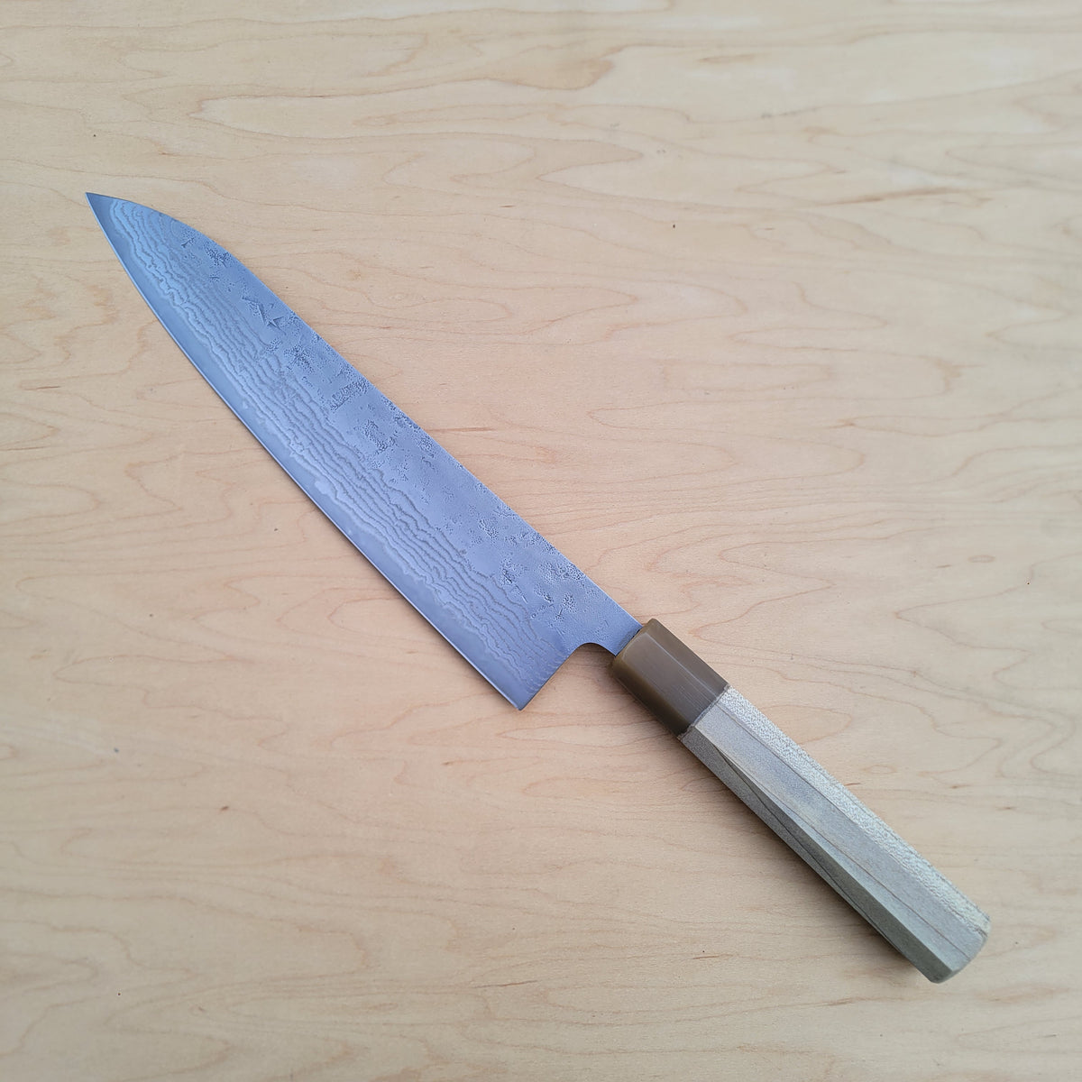 Tsunehisa Swedish Damascus Washiji 240mm Gyuto