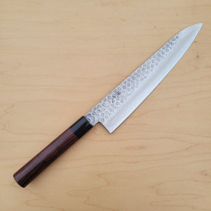 Tsunehisa VG10 240mm Gyuto Tsuchime Damascus Rosewood