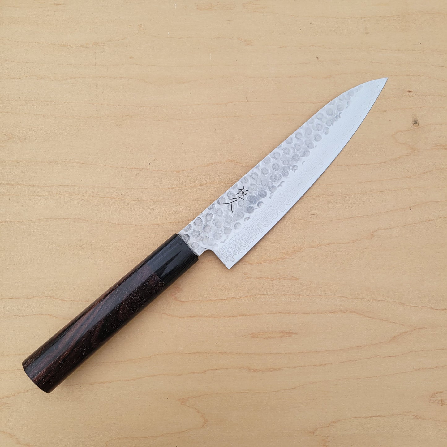 Tsunehisa VG10 180mm Gyuto Tsuchime Damascus Rosewood