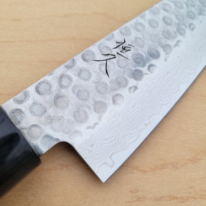 Tsunehisa VG10 180mm Gyuto Tsuchime Damascus Rosewood