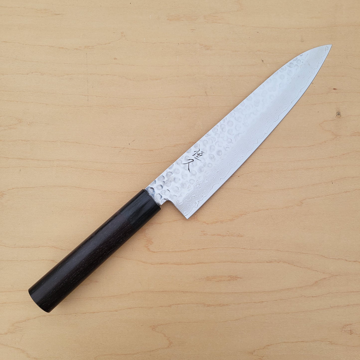 Tsunehisa VG10 210mm Gyuto Tsuchime Damascus Rosewood