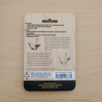 UCO Survival Fire Striker  - Ferrocerium Fire Starting Kit