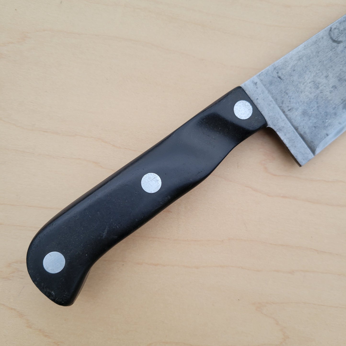 Carbon Steel 9" Chef Knife Unmarked - Used
