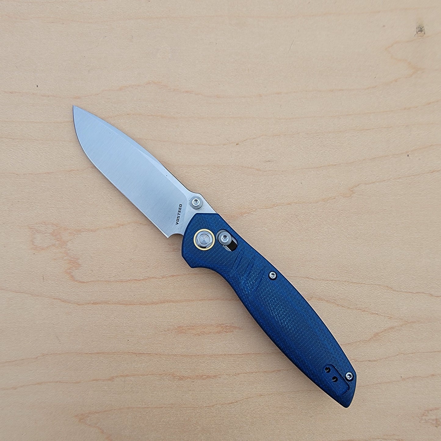 Vosteed Corsair Crossbar lock - Blue Micarta