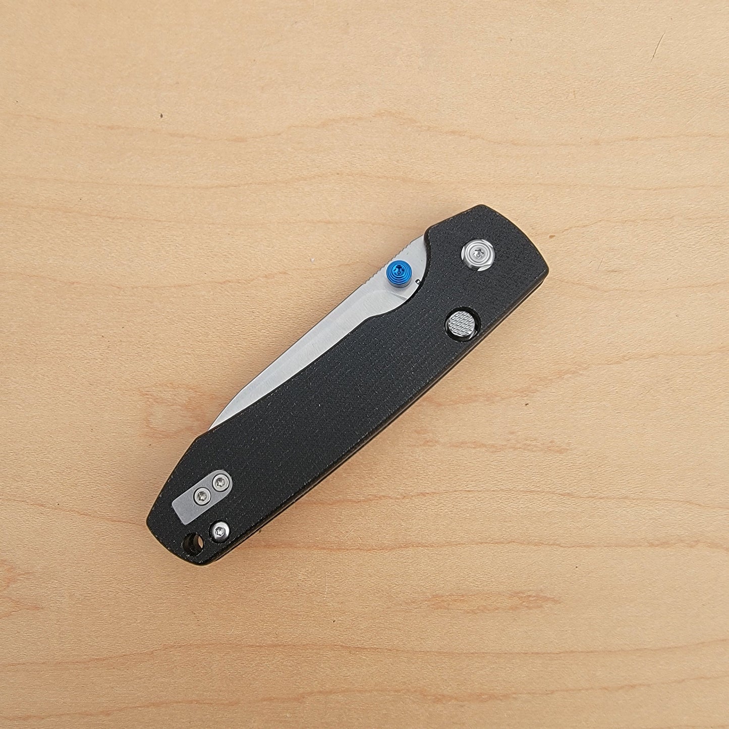 Vosteed Raccoon Top Linerlock - Black Micarta