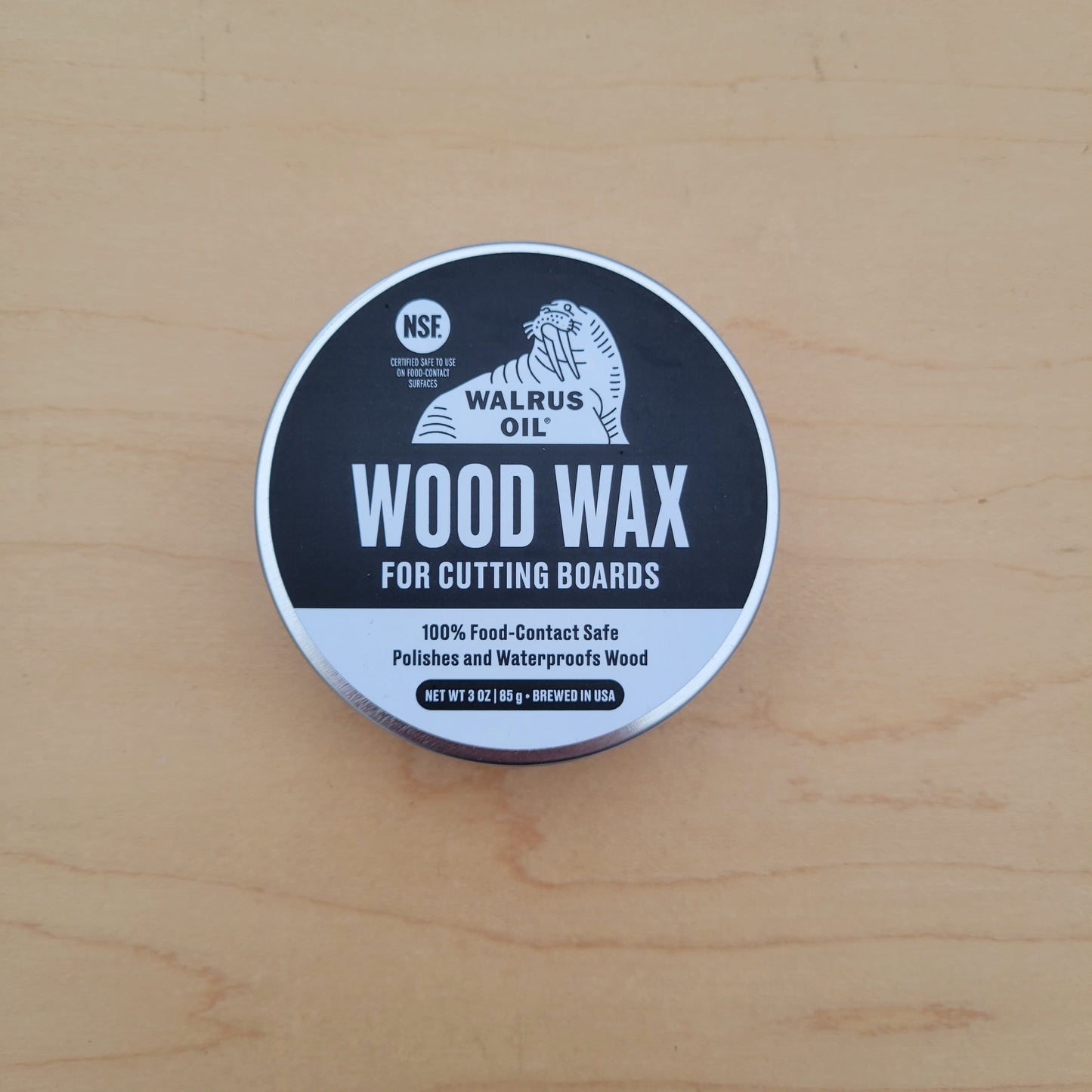 Walrus Oil - Wood Wax for Cutting Boards - 3 oz.