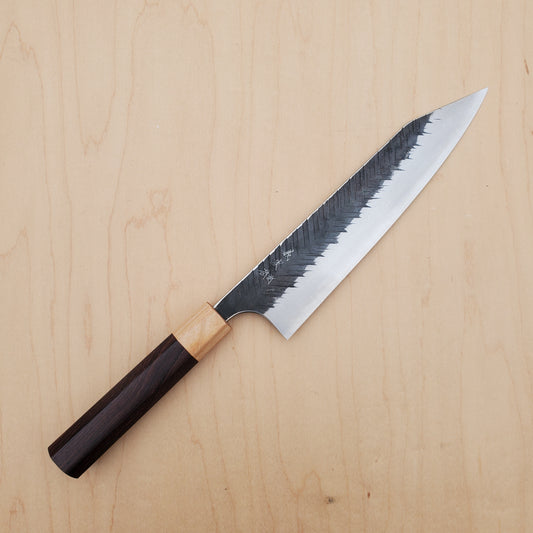 Yoshimi Kato AS 210mm Kiritsuke Gyuto V-Tsuchime Kurouchi