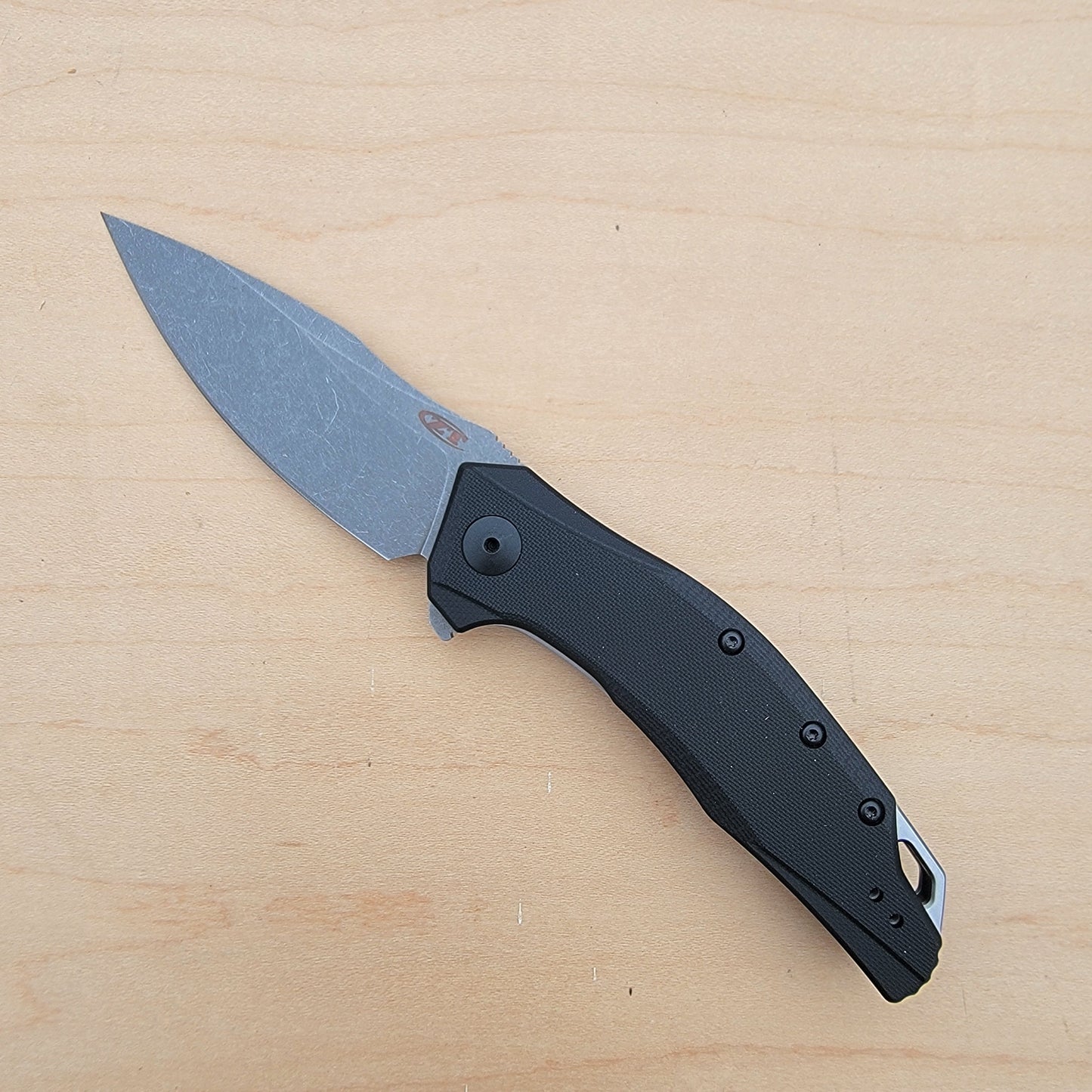 Zero Tolerance 0357 Linerlock Flipper Assist Open - Stonewash