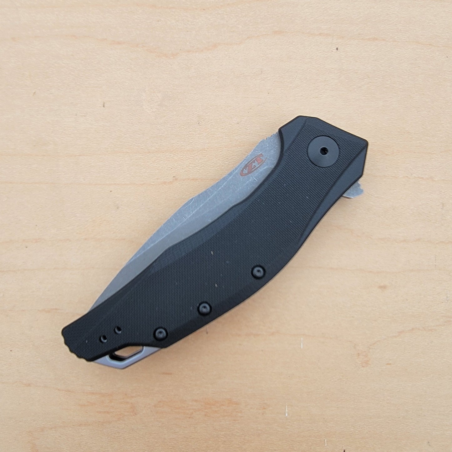 Zero Tolerance 0357 Linerlock Flipper Assist Open - Stonewash