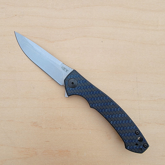 Zero Tolerance 0450 Sinkevich Framelock - MagnaCut - Blue Carbon Fiber