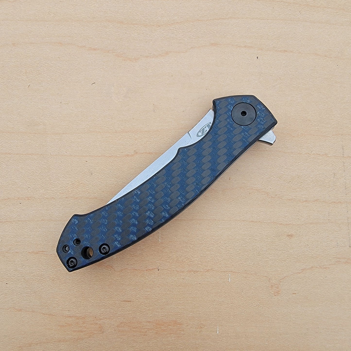 Zero Tolerance 0450 Sinkevich Framelock - MagnaCut - Blue Carbon Fiber