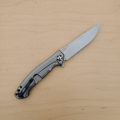 Zero Tolerance 0452 Large Sinkevich Framelock - MagnaCut - Blue Carbon Fiber