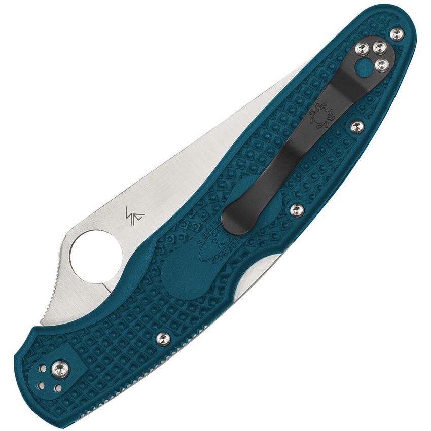 Spyderco Police 4 - Blue K390 - C07FP4K390