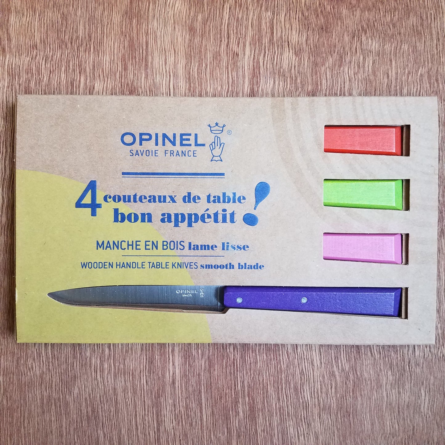 Opinel Steak Knife No. 125 - Set of 4 - POP