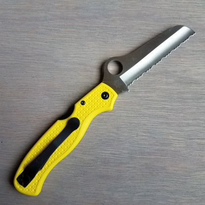 Spyderco Atlantic Salt Lockback - Yellow H2 - C89SYL