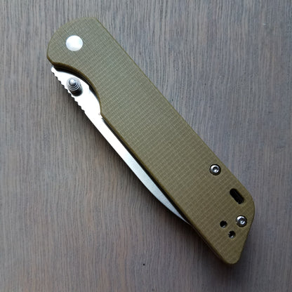 QSP Parrot V2 - Light Green Micarta