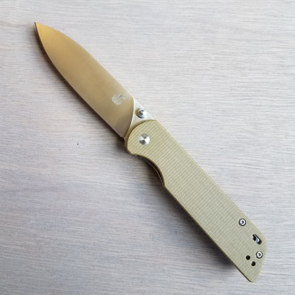 QSP Parrot V2 - Light Green Micarta