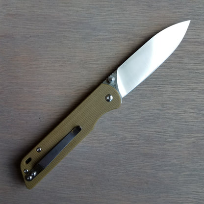 QSP Parrot V2 - Light Green Micarta