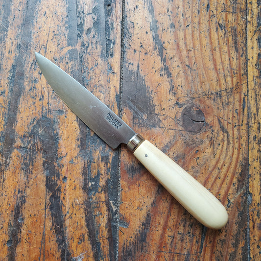 Pallares Kitchen Knife 4" - Carbon Steel - Boxwood